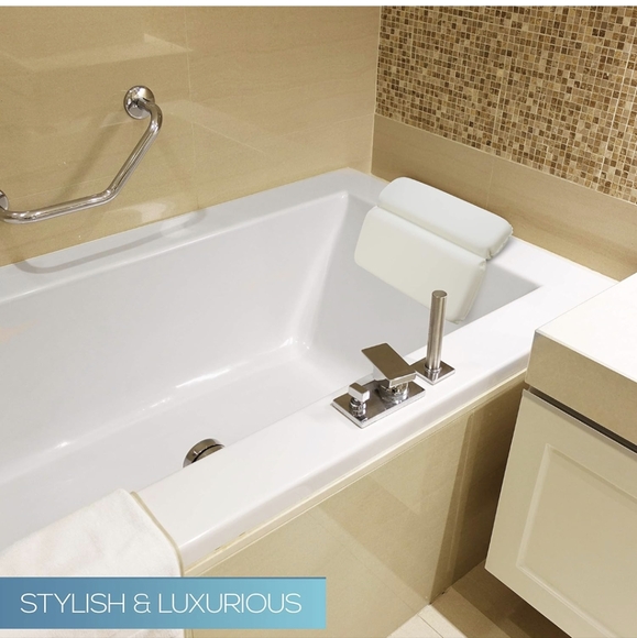 (NEW) Luxury Bathtub Spa Bath Pillow - Picture 2 of 7